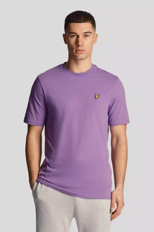 Lyle and Scott Camiseta Hombre Card Purple modacasuals.com