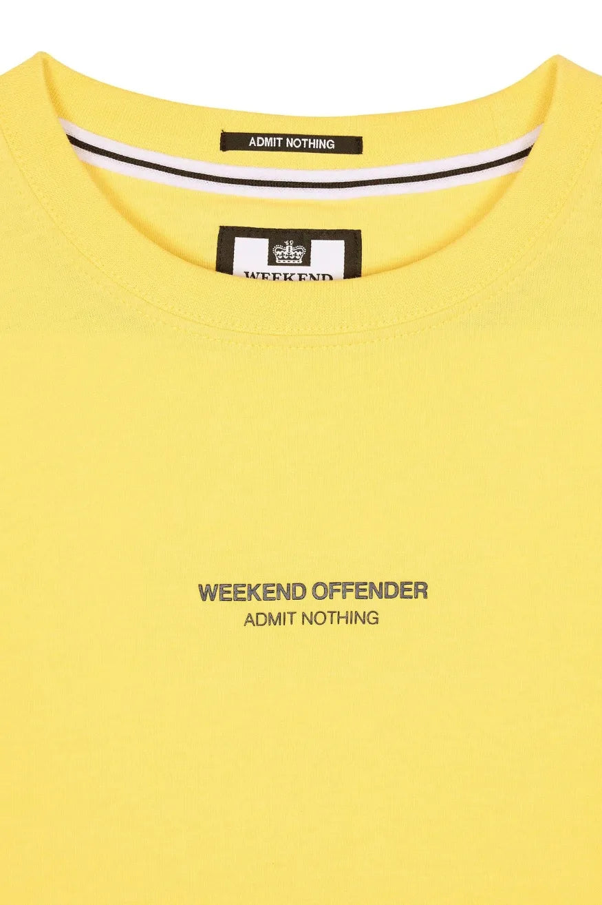 Weekend Offender Camiseta Hombre Millergrove Amarilla modacasuals.com
