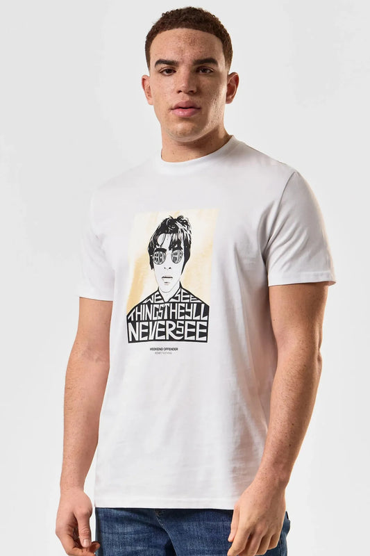 Weekend Offender Camiseta Hombre Oasis Forever Blanca modacasuals.com