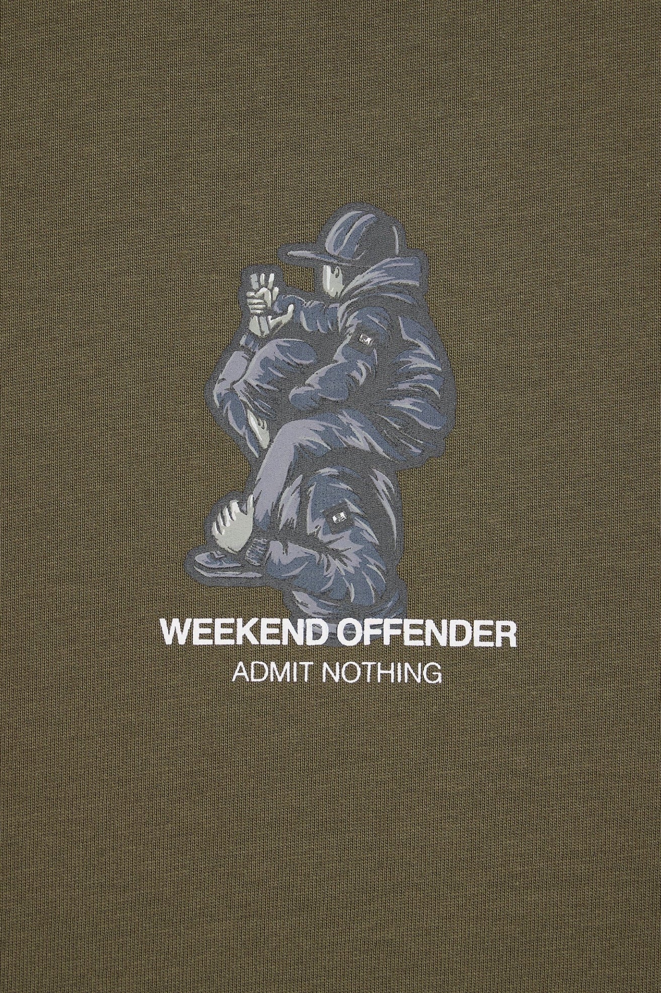 Weekend Offender Camiseta Hombre Reggie Verde modacasuals.com